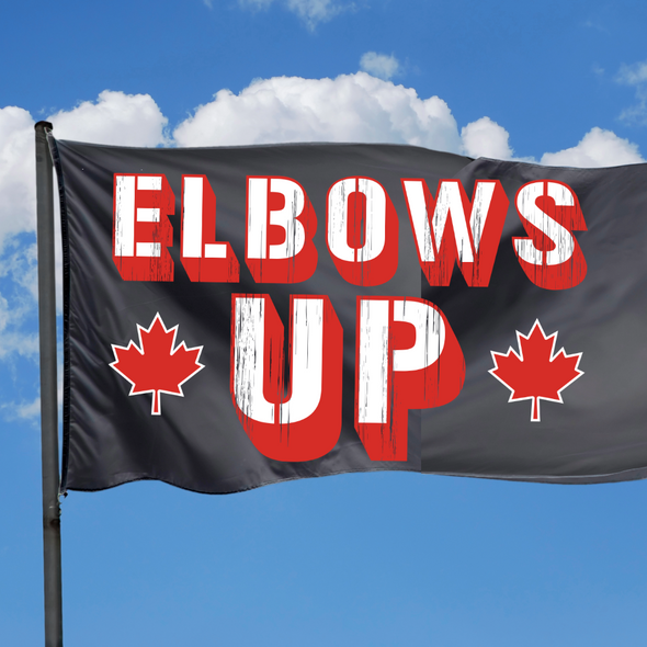 Elbows Up Flags