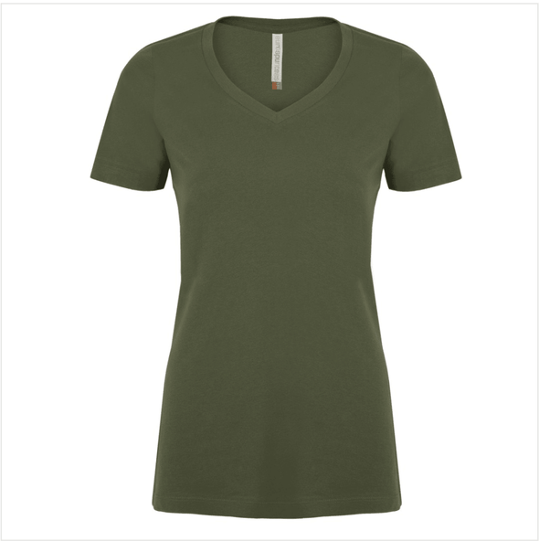 Customizable Ladies V-Neck - Printwell Custom Tees