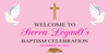 Customizable Baptism Banner - Custom T Shirts Canada by Printwell
