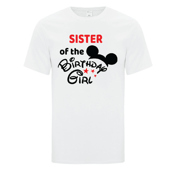 Disney Themed Birthday Girl T-shirt Collection - Printwell Custom Tees
