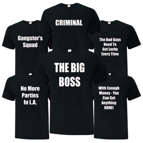 Gangster Squad from the Gangster Inspired Bachelor Party Collection - Printwell Custom Tees