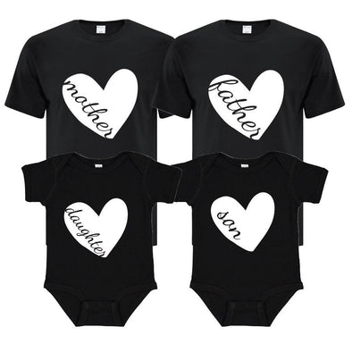 Heart Inspired Family Collection - Custom T Shirts Canada by Printwell