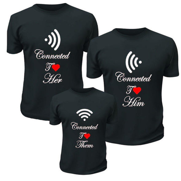 Connected To Them T-Shirt - Printwell Custom Tees