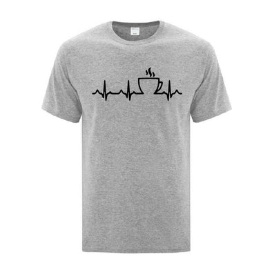 Coffee Heartbeat - Printwell Custom Tees