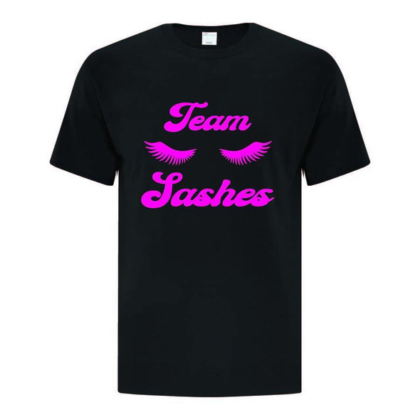 Staches vs. Lashes T-Shirt - Printwell Custom Tees